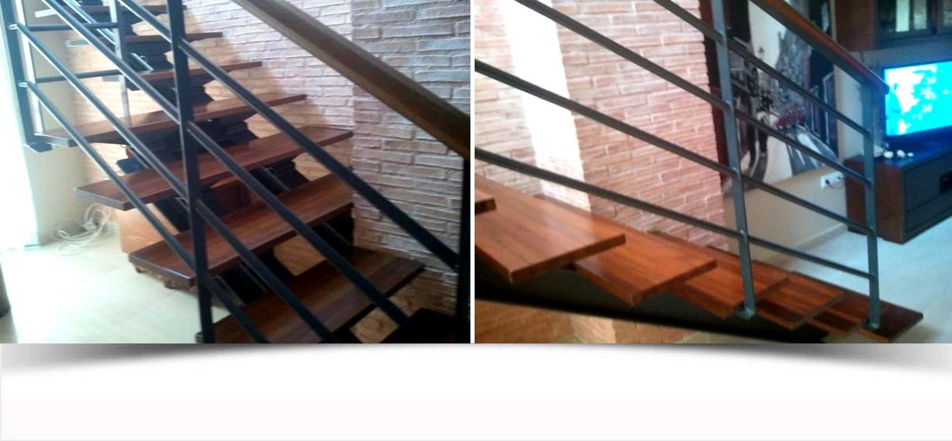 escaleras madera en almenara